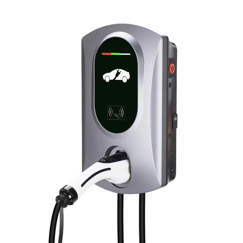 AC wallbox 7KW/11KW ev charger 32A /40A ev charger station type 2 2 phase3 phase EVSE IP65 wall-mounted EV charger